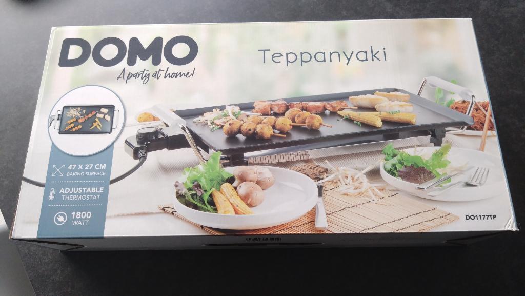 Domo Teppantaki - Gourmet - Plancha - NIEUW, Elektronische apparatuur, Grillplaten, Nieuw, Tafelgrill, Ophalen