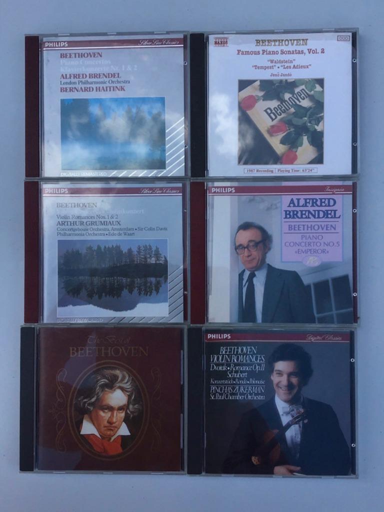 Lot de 9 CDs de musique Classique Beethoven - Vivaldi - Opér, CD & DVD, CD | Classique, Utilisé, Enlèvement ou Envoi