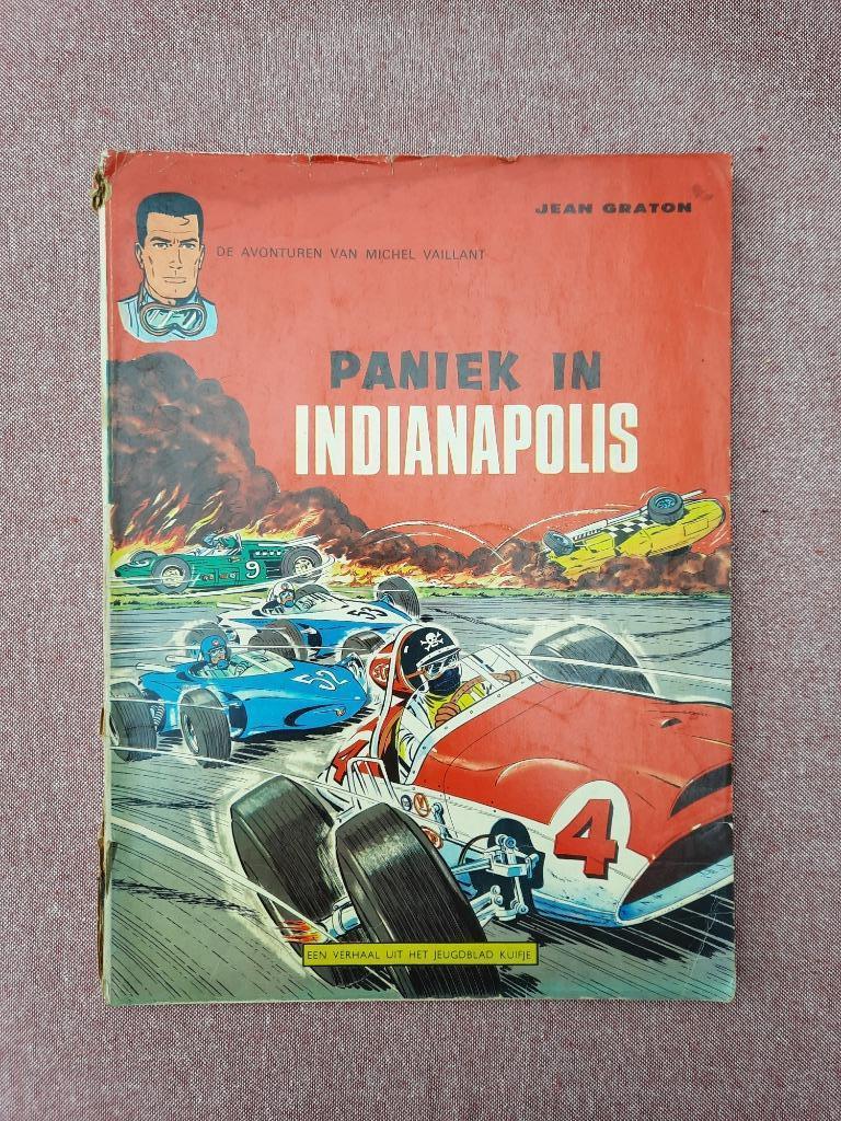 Michel Vaillant Paniek in Indianapolis, Boeken, Stripverhalen, Gelezen, Eén stripboek, Ophalen of Verzenden