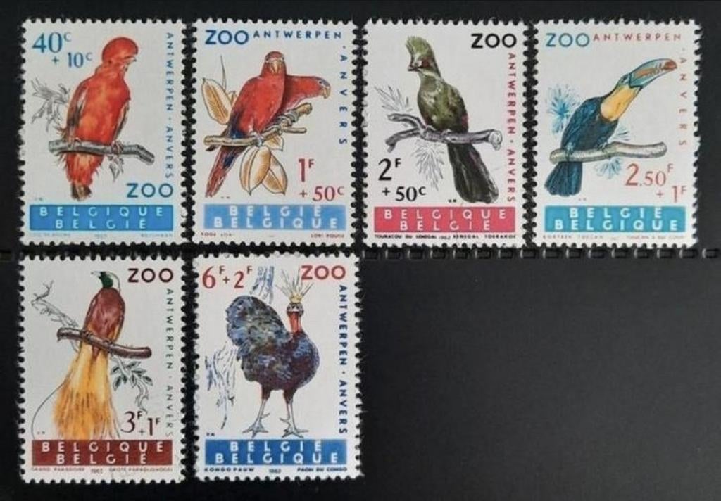 België: OBP 1216/22 ** Filantropische reeks 1962., Postzegels en Munten, Postzegels | Europa | België, Frankeerzegel, Ophalen of Verzenden
