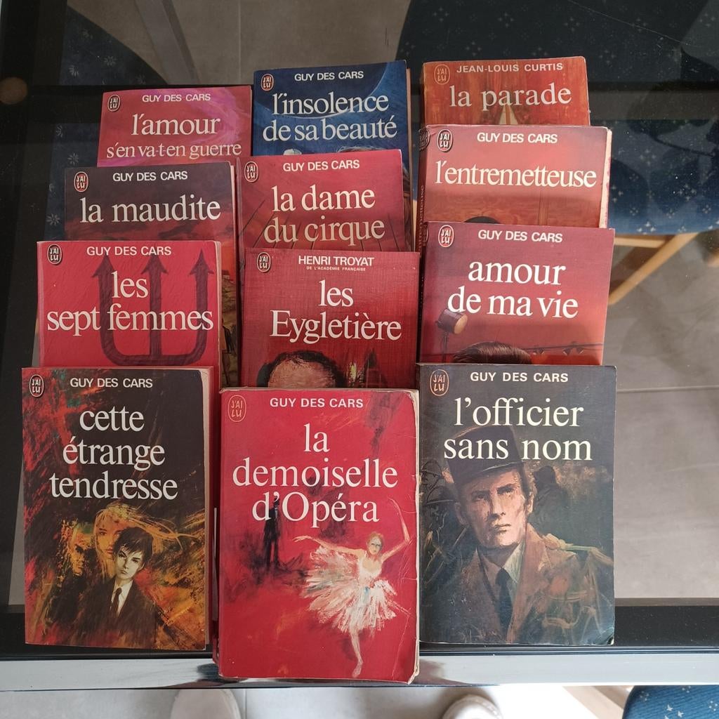 lot de livres Guy des Cars, Ophalen of Verzenden, Gelezen, Guy des Cars, Europa overig