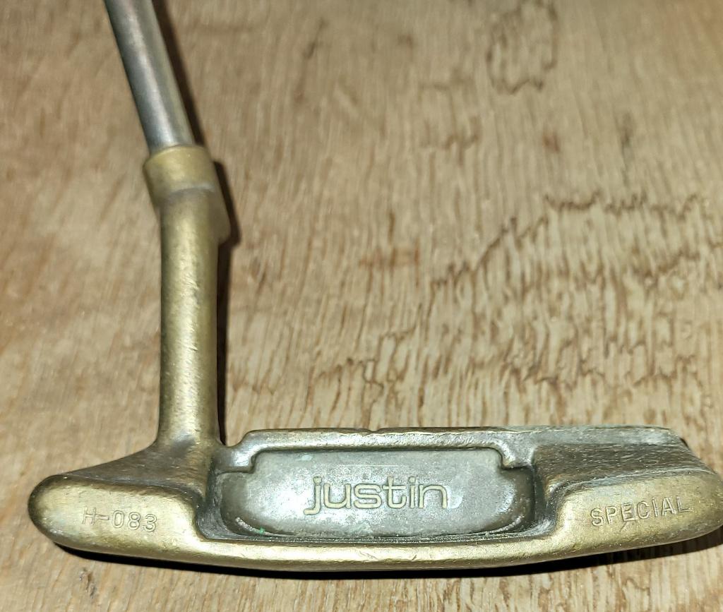 Ancien putter de golf JUSTIN H-083 Special de 1960-70, Enlèvement ou Envoi, Utilisé, Club, Autres marques