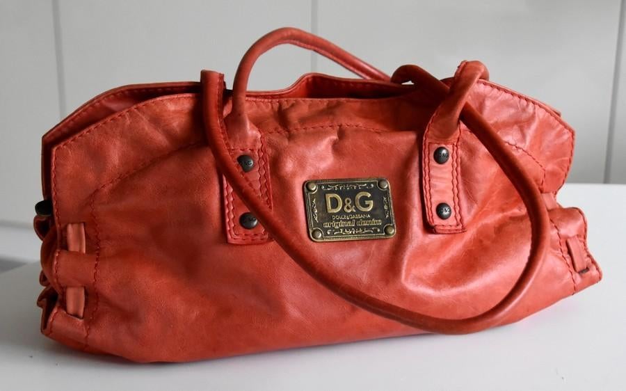 Dolce & Gabbana Original Denim handtas, Handtassen en Accessoires, Ophalen of Verzenden, Zo goed als nieuw, Rood, Overige merken