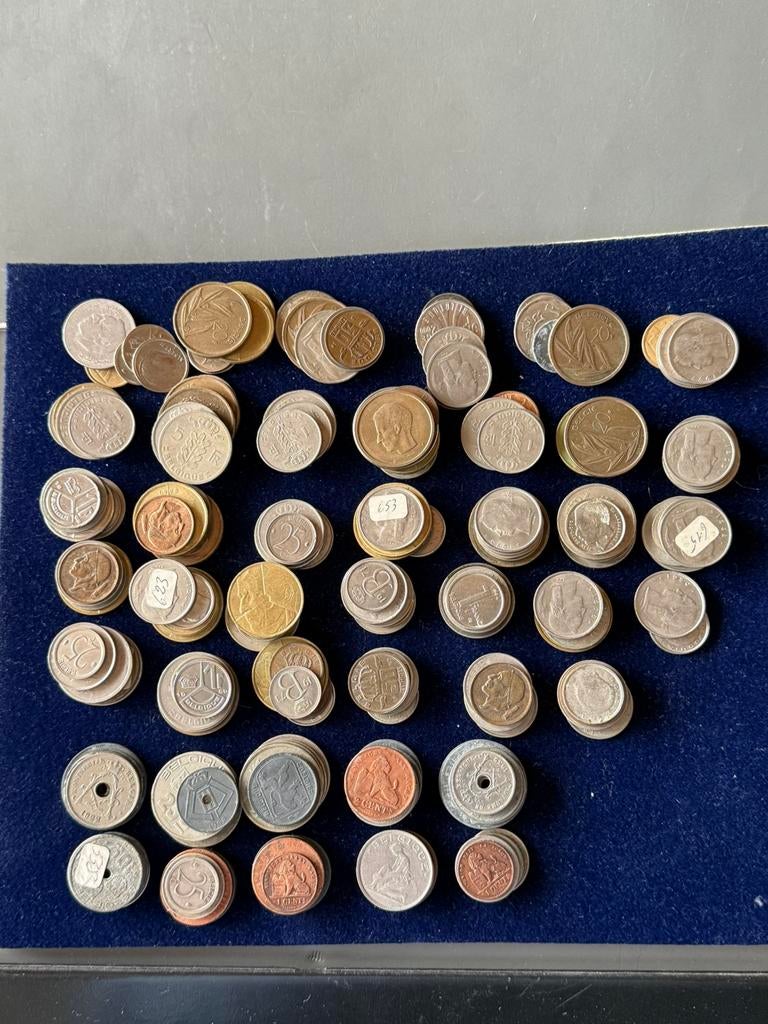 Lot Bellgische valuta, Postzegels en Munten, Munten | België, Ophalen of Verzenden