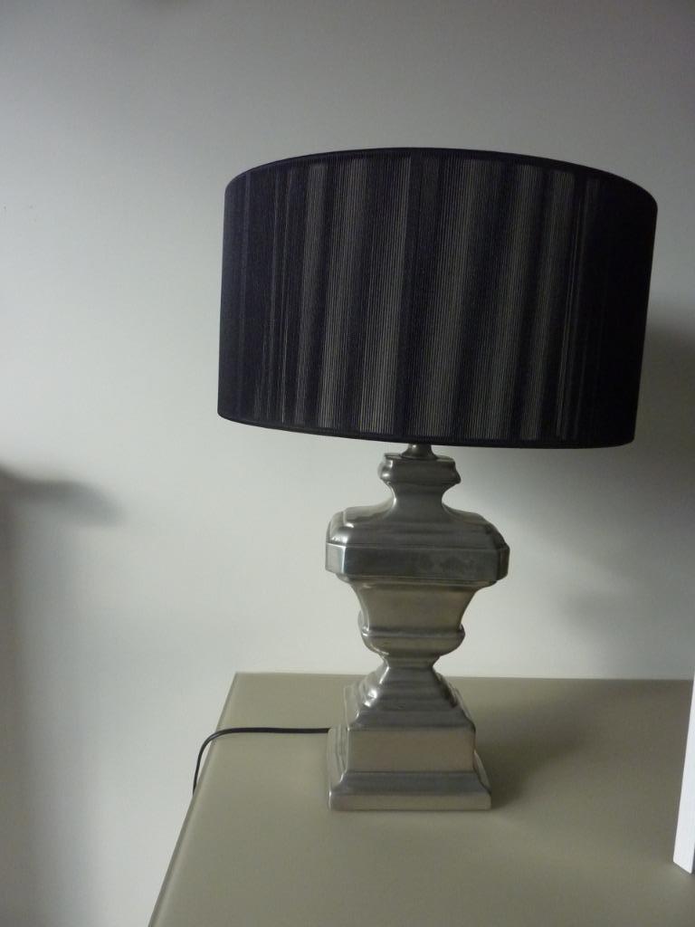 Lampadaire (étain), Enlèvement ou Envoi, Moins de 100 cm, Utilisé, Métal