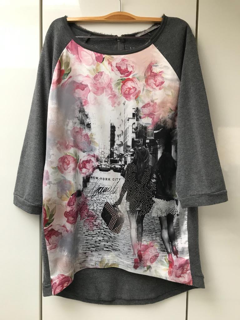 Gaudi grijs t-shirt - Maat XS, Ophalen of Verzenden, Zo goed als nieuw, Maat 34 (XS) of kleiner, Grijs