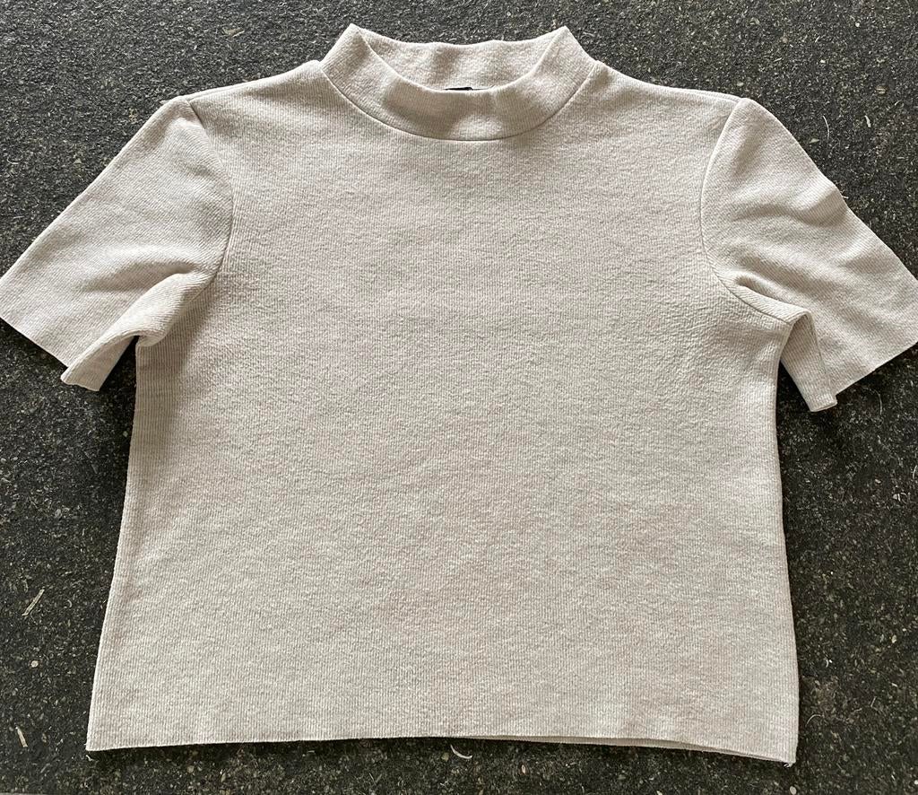 Beige truitje maat S, Ophalen of Verzenden, Zo goed als nieuw, Korte mouw, Maat 36 (S)