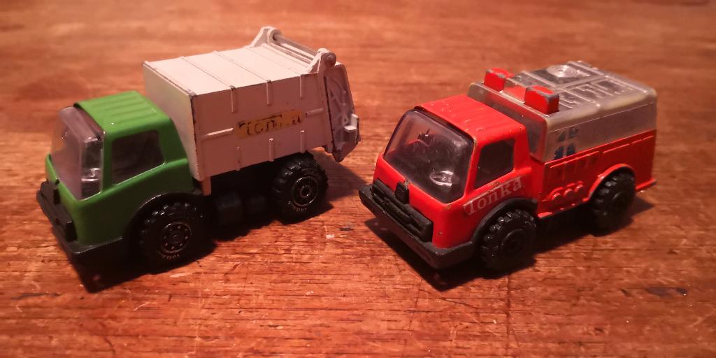 2 tonka autos miniatuur, Ophalen of Verzenden, Gebruikt