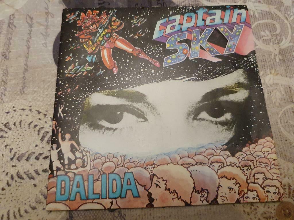 Disque vinyl 45 tours Dalida Captain Sky, Cd's en Dvd's, Vinyl | Pop, Ophalen of Verzenden, Zo goed als nieuw