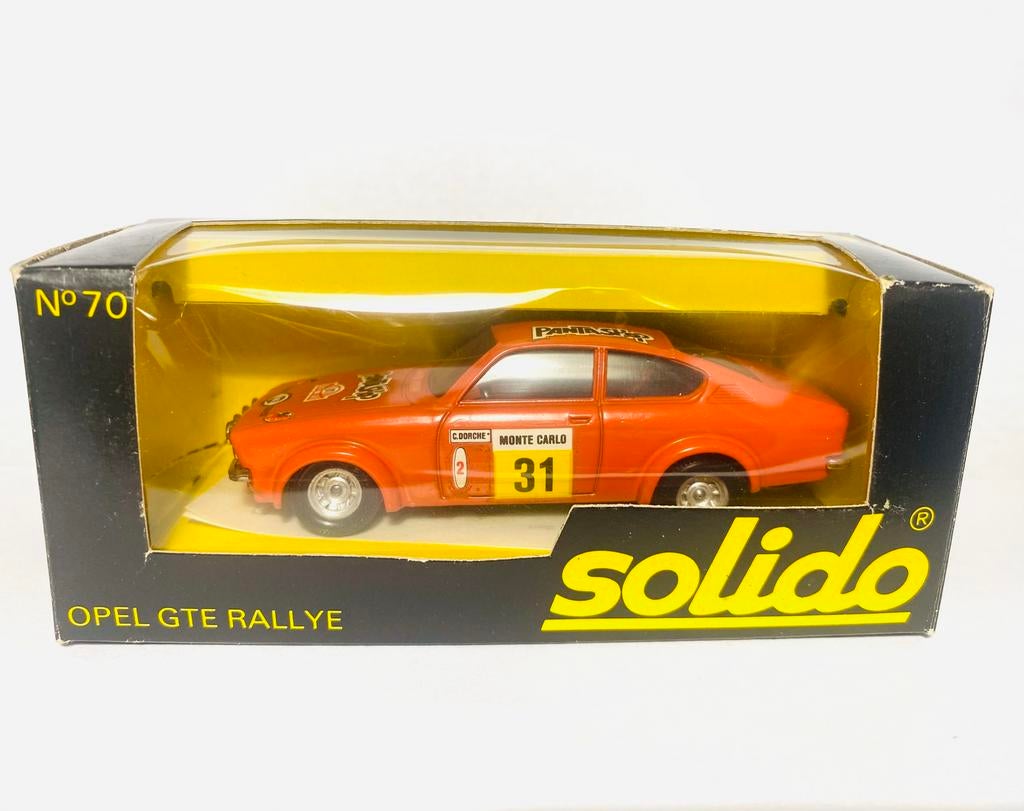 Solido Opel GTE Rally, Hobby en Vrije tijd, Verzenden, Nieuw, Auto, Solido
