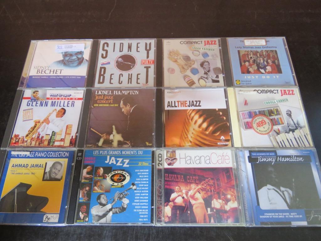 LOT 12 x CD - JAZZ / BECHET - VAUGHAN - HAMILTON, Ophalen of Verzenden, 1940 tot 1960, Gebruikt, Jazz