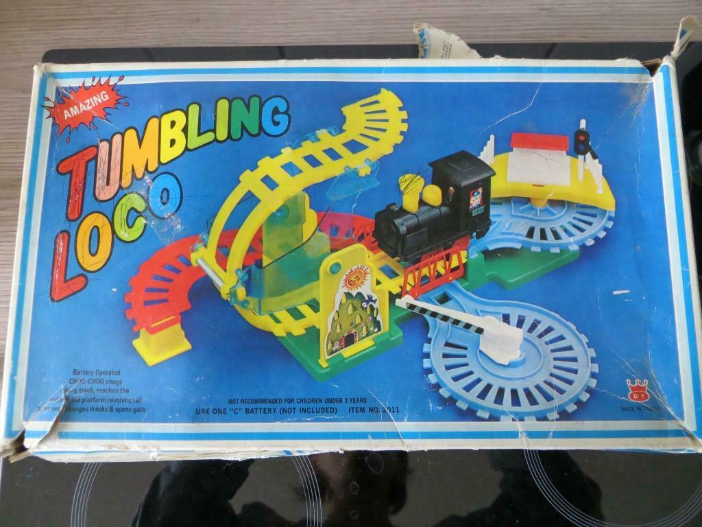 Train électrique Tumbling Loco, Électrique, Enlèvement ou Envoi, Avec looping, Circuit
