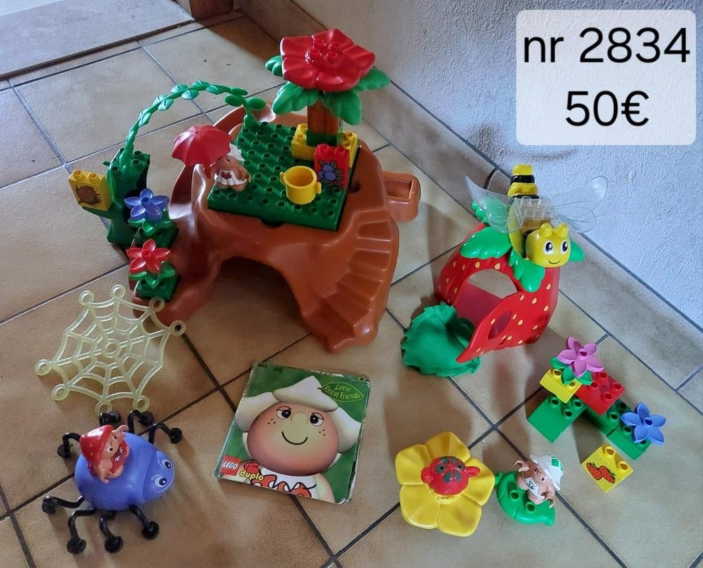 Lego duplo: Het huis vd bosvriendjes nr  2834, Kinderen en Baby's, Speelgoed | Duplo en Lego, Ophalen of Verzenden, Zo goed als nieuw