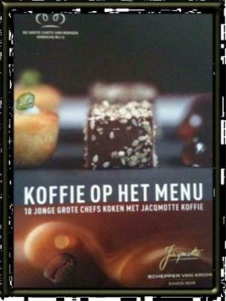Koffie op het menu (Boek in het Ned. en Frans), Boeken, Kookboeken, Gelezen, Ophalen of Verzenden