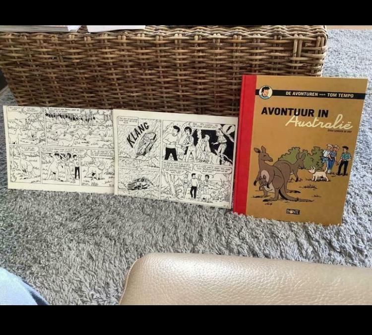 Tom Tempo luxe uitgave met originele pagina, Boeken, Ophalen of Verzenden
