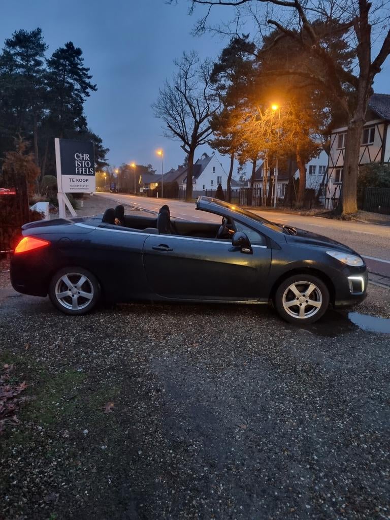 Peugeot 308 Cabrio 1.6i, Auto's, Voorwielaandrijving, Stof, Zwart, 4 cilinders