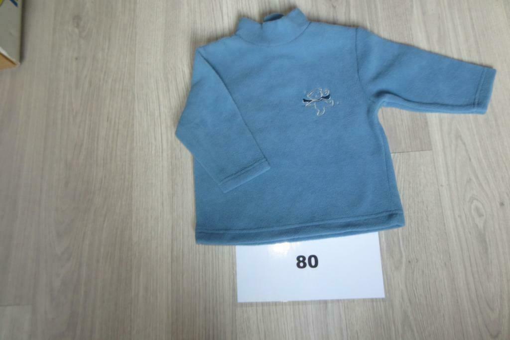Fleece trui Boutchou 80 uni, Garçon ou Fille, Enlèvement ou Envoi, Pull ou Veste, Utilisé