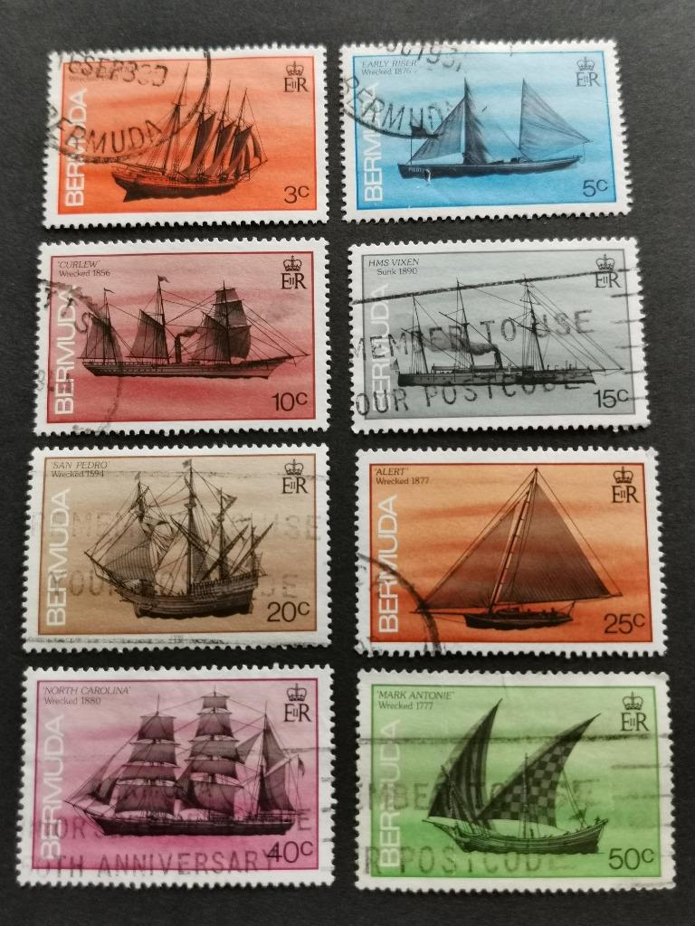 Bermudes 1986 - navigation, naufrages autour des Bermudes, Enlèvement ou Envoi, Affranchi, Amérique centrale