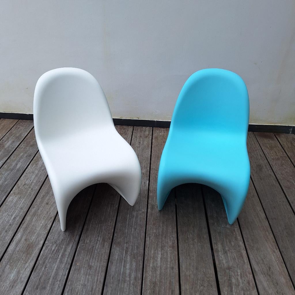2 Vitra edition Panton Junior stoelen, Ophalen, Zo goed als nieuw