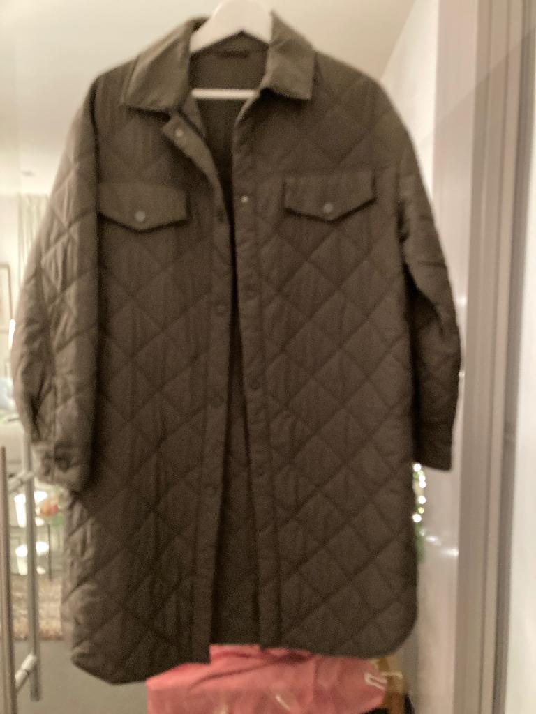 Jas, Massimo Dutti, Ophalen, Maat 38/40 (M), Groen
