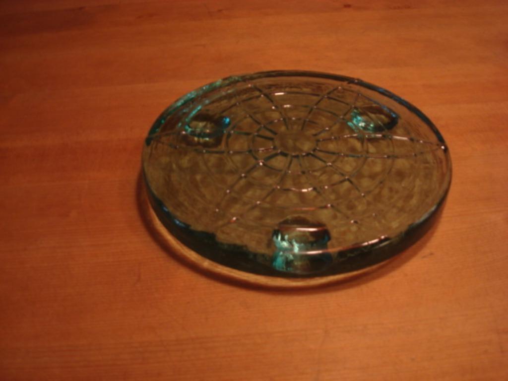 Sous-plat rétro en verre coloré, Ophalen