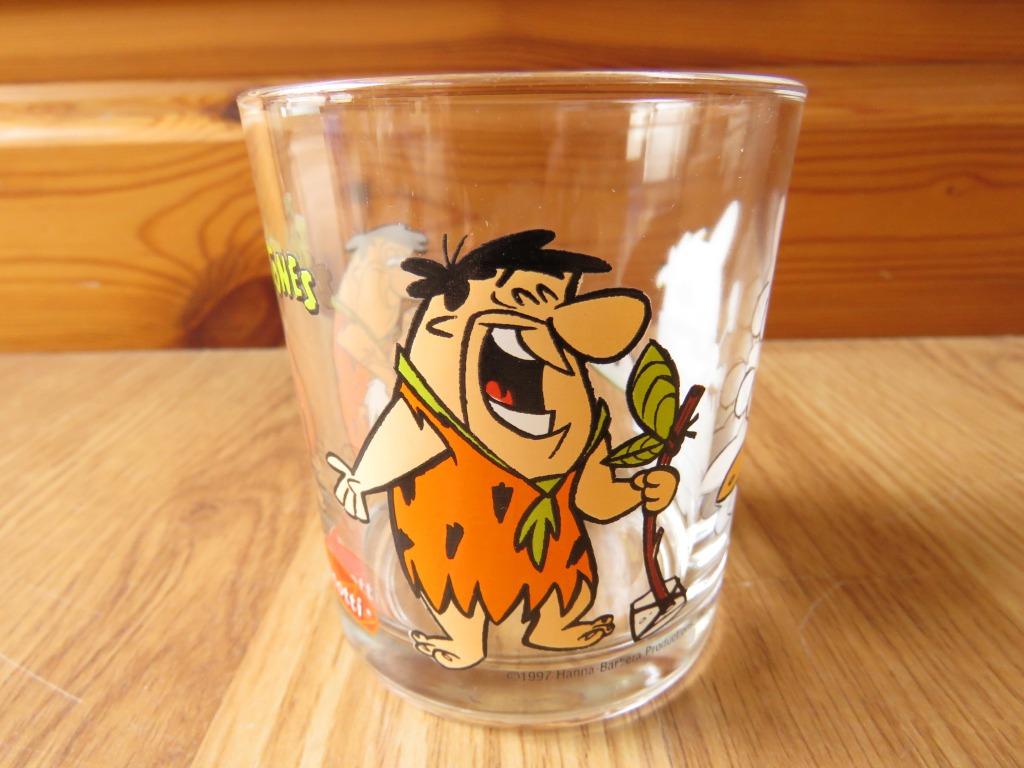 verre les Flintstones les pierrafeu, Enlèvement ou Envoi, Comme neuf, Verre à soda