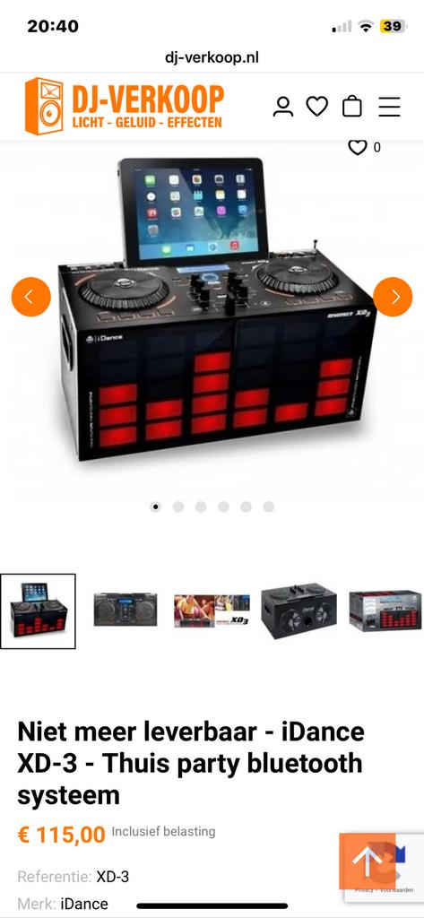 Panneau DJ i Dance + lumières, Enlèvement, Comme neuf, DJ-Set, Autres marques