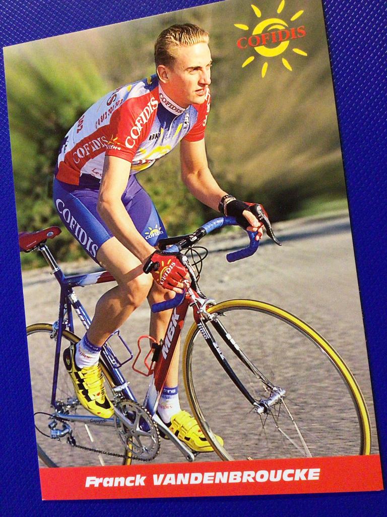 wielerkaart 1999 team cofidis  frank vandenbroucke, Envoi, Comme neuf