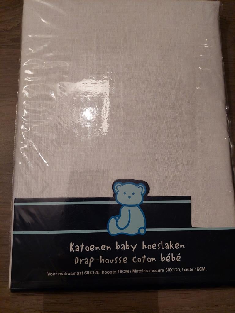 Hoeslaken - baby/peuterbedje NIEUW, Ophalen, Nieuw