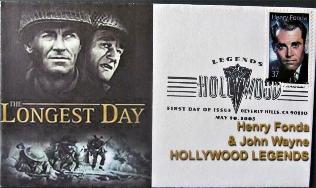 FDC U.S.A.- WO II- SPECIALE COVER, THE LONGEST DAY, Ophalen of Verzenden, Gestempeld, Overige thema's