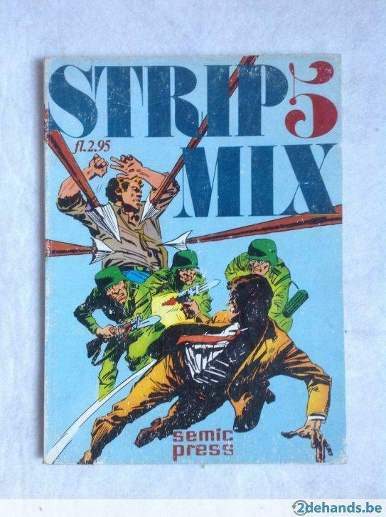 Stripmix 5 - 1e druk - sc - 1974, Boeken, Ophalen of Verzenden, Gelezen