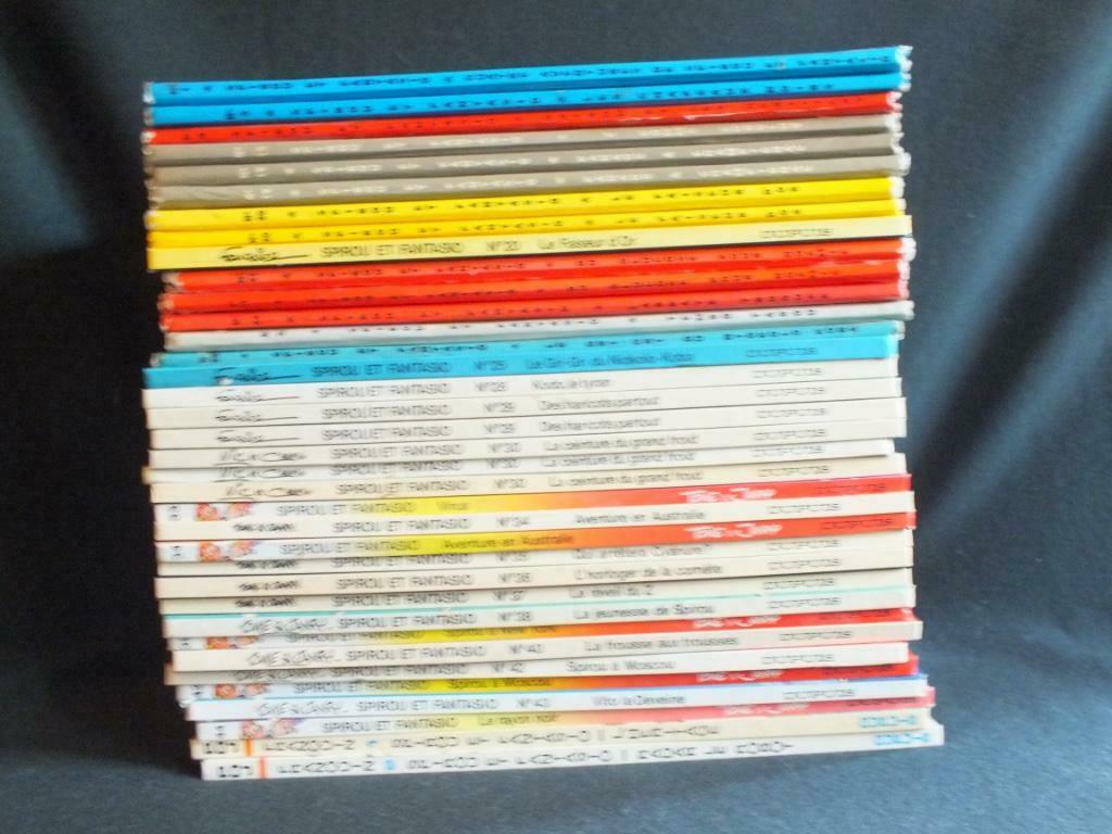 SPIROU & FANTASIO (38 ALBUMS / 2O EO).  EDITIONS DUPUIS, Plusieurs BD, Enlèvement ou Envoi, Utilisé, FOURNIER