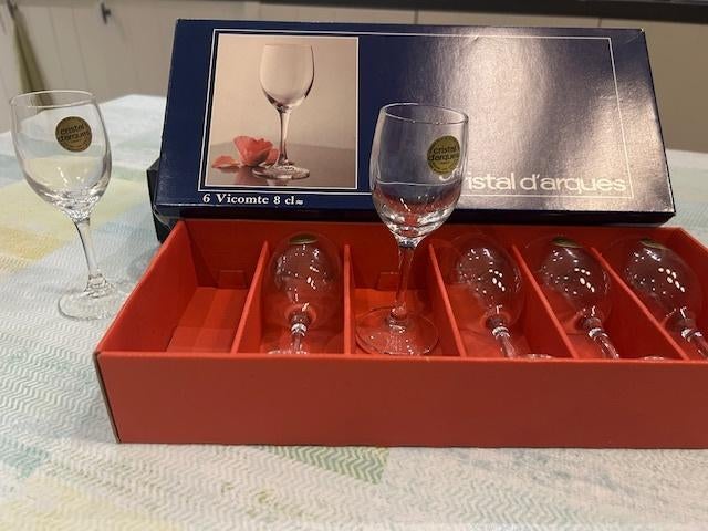 cristal portoglazen, Verzamelen, Glas en Drinkglazen, Ophalen, Nieuw, Overige typen