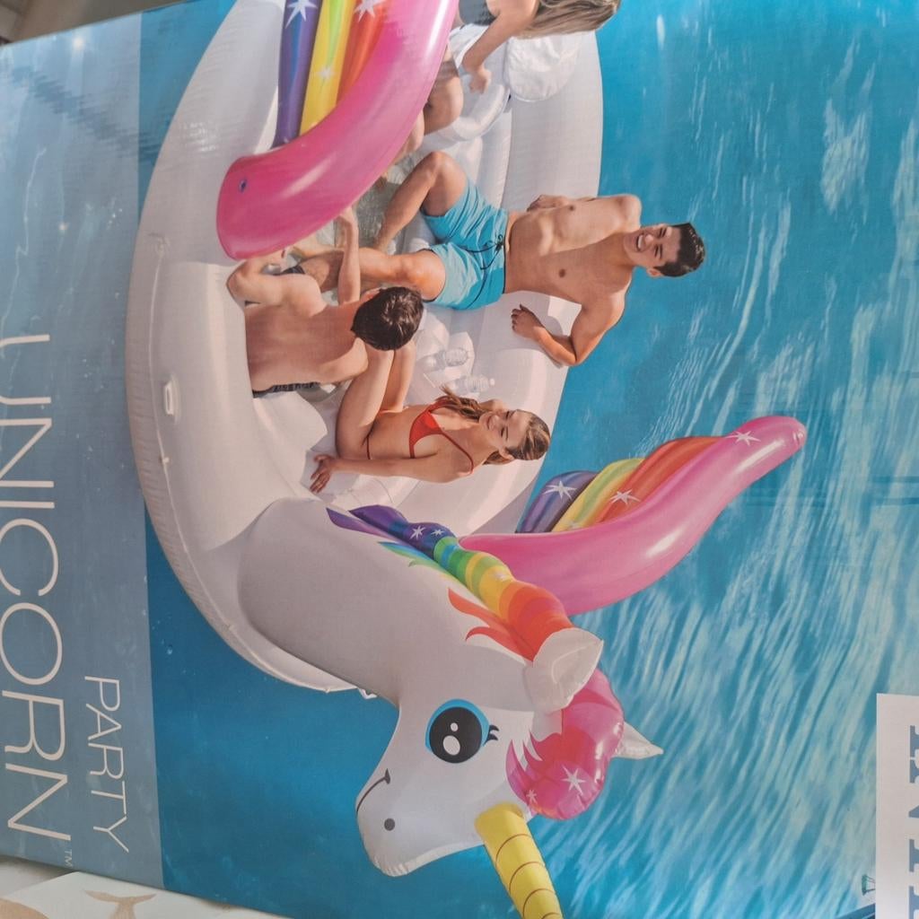 Intex unicorn party, Ophalen of Verzenden, Zo goed als nieuw