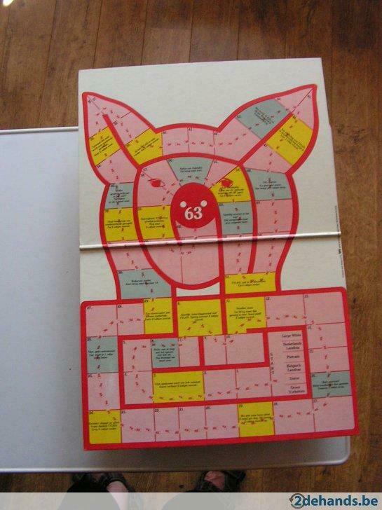 Ganzenspel "Tylan" met varkens, Ophalen of Verzenden, Gebruikt