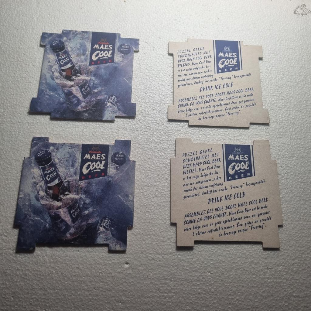 Sous Bock Maes Cool Beer, Enlèvement ou Envoi, Utilisé, Sous-bock, Autres marques