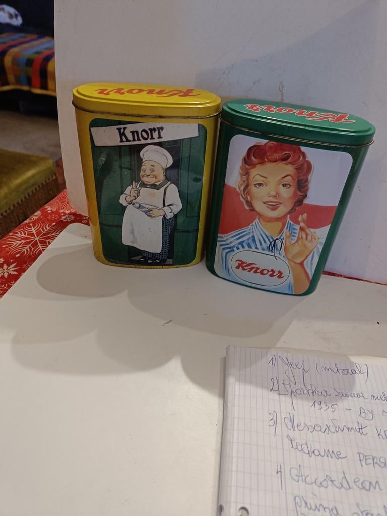 doosjes Knorr bouillon, Verzamelen, Ophalen of Verzenden, Zo goed als nieuw