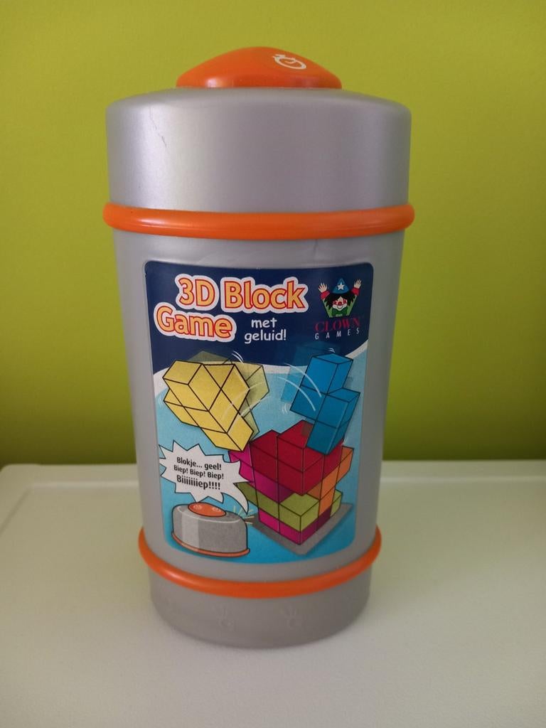3D block game - spelletje met geluid, Ophalen, Zo goed als nieuw, Met geluid