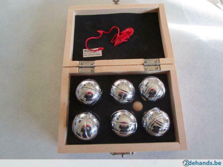 mini jeu de boule / petanque verpakt in kistje, Ophalen of Verzenden, Nieuw