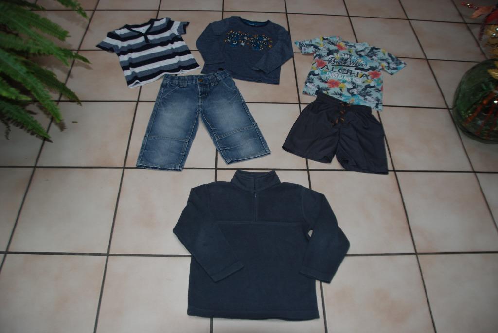 Prachtige set van 6 bijpassende kleding voor jongens T 5-6 j, C&A, jbc, ..., Ophalen of Verzenden, Zo goed als nieuw, Setje