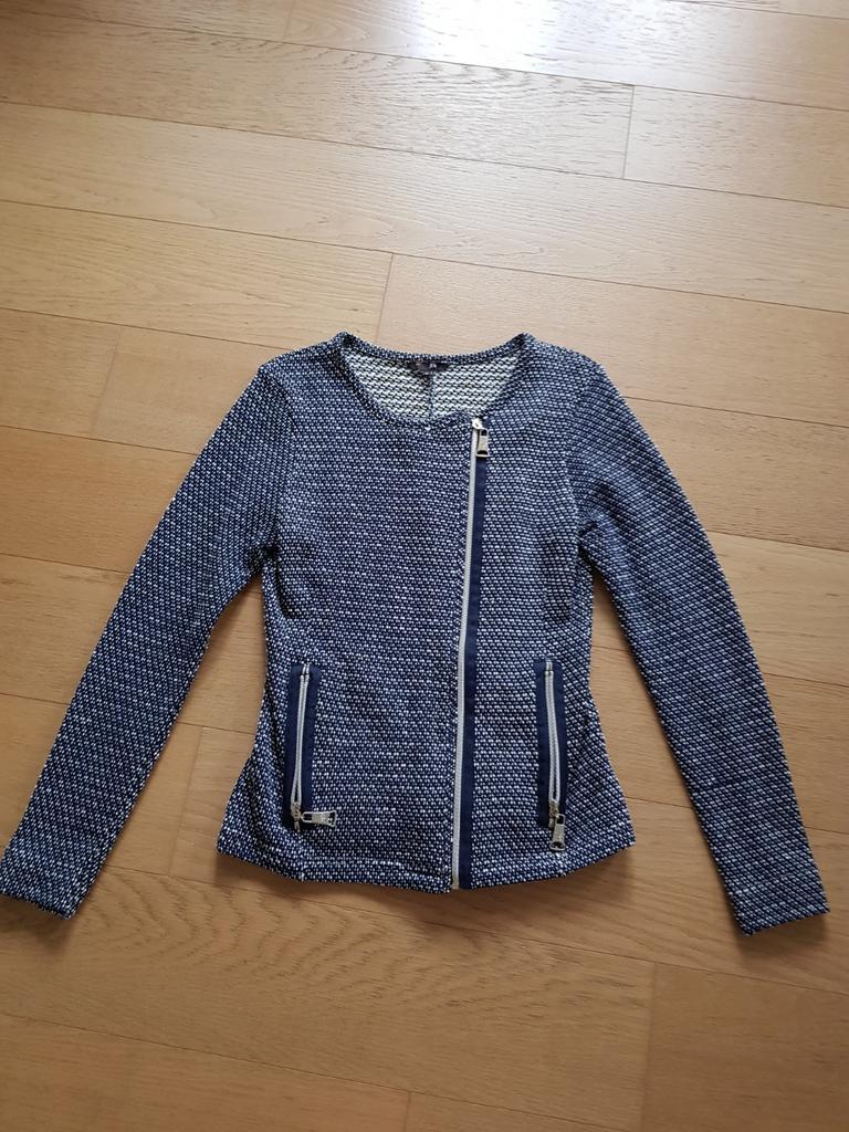 Blauwe vest met rits JBC maat S, Kleding | Dames, Blauw, JBC, Ophalen of Verzenden, Zo goed als nieuw
