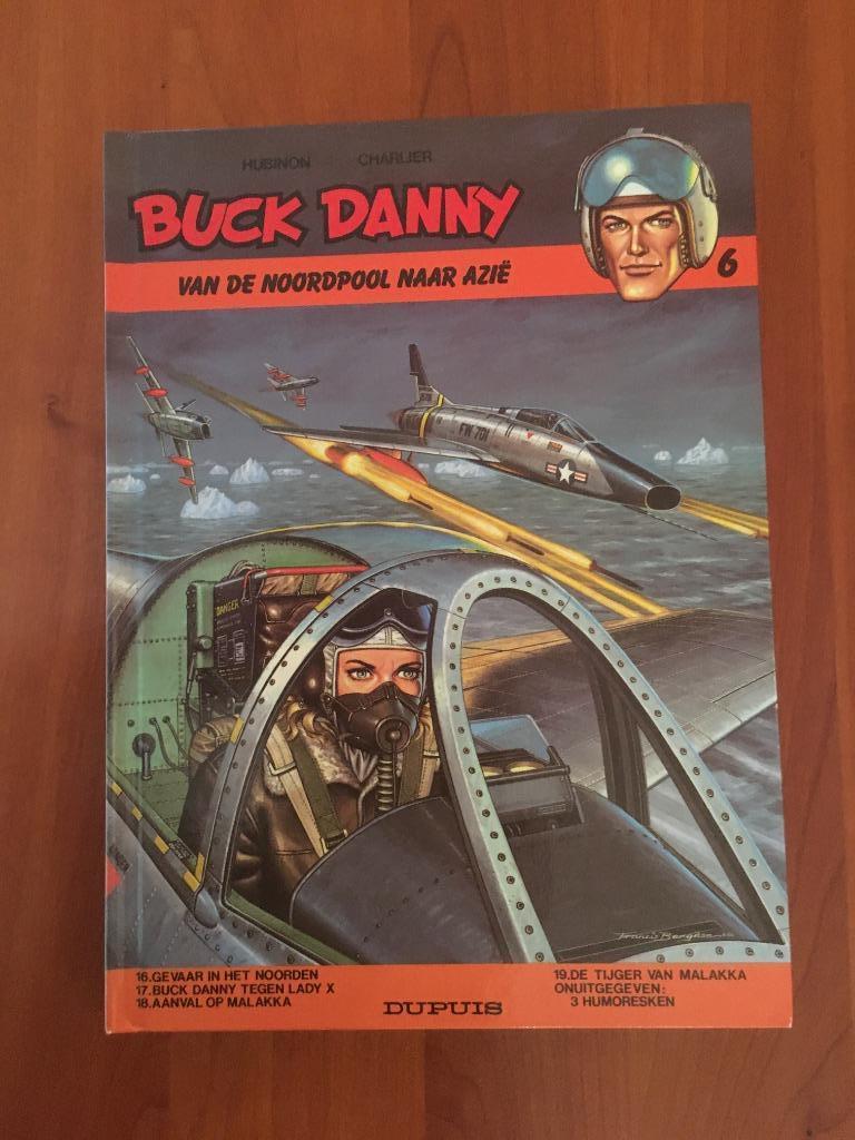 Stripbundeling Buck Danny 6 Van de Noordpool tot Azië, Boeken, Ophalen of Verzenden
