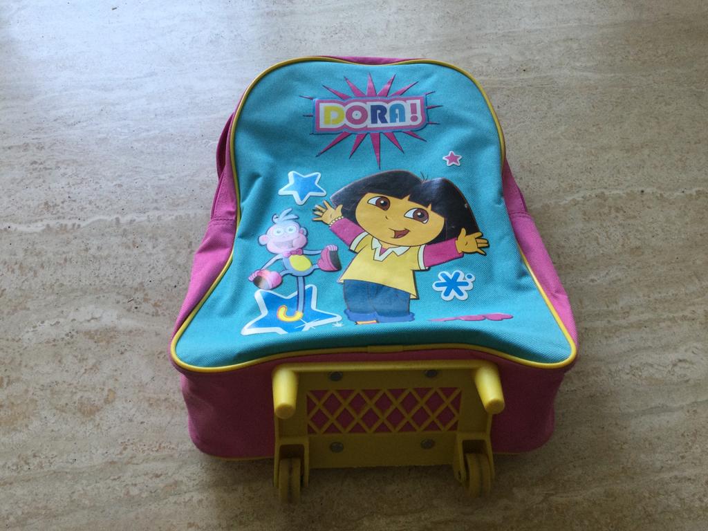 Cartable avec roulettes, Comme neuf