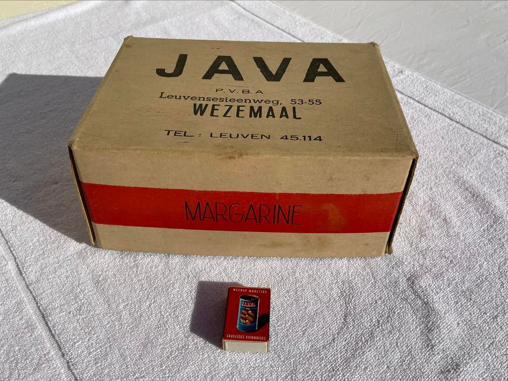 Java Rotselaar Wezemaal lege doos luciferdoosje, Ophalen of Verzenden