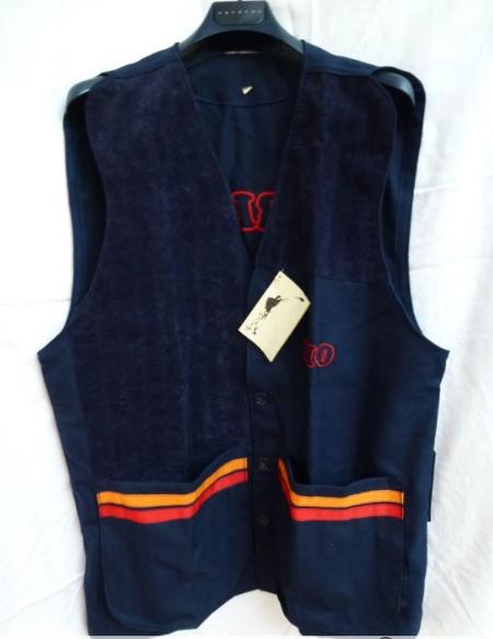donkerblauwe vest voor mannen kleiduif schieten  maat M, Overige typen, Nieuw, Ophalen of Verzenden, Maat 48/50 (M)