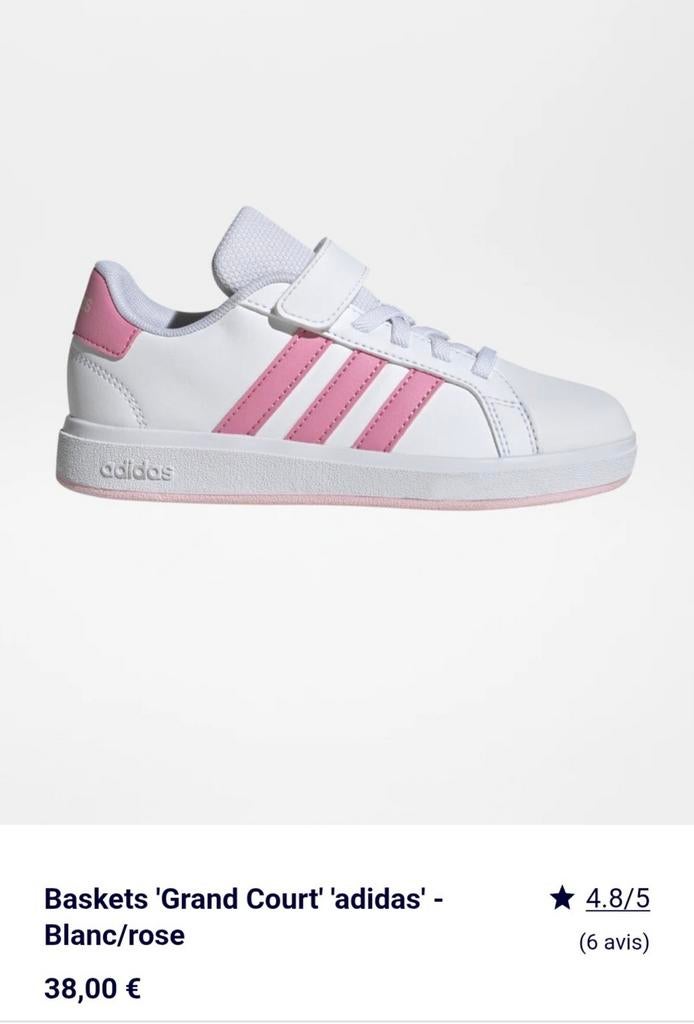 Adidas sneakers voor meisjes/Maat: 3.2/Waarde: €38 (Foto1), Kinderen en Baby's, Ophalen, Adidas, Meisje, Sportschoenen