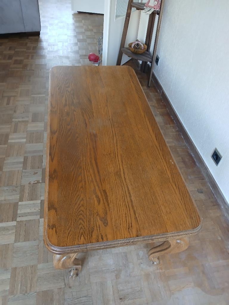 Table salon, 100 à 150 cm, Enlèvement, Utilisé, Chêne