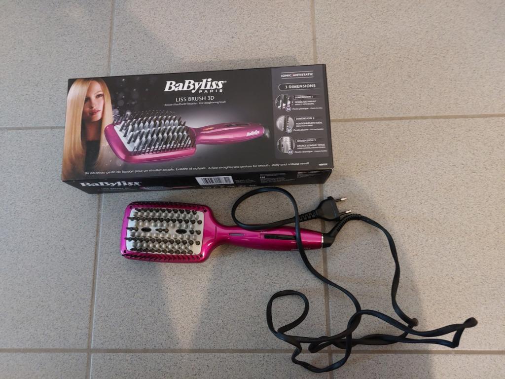 Brosse chauffante lissante, Enlèvement, Comme neuf