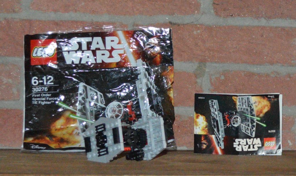 Lego Star wars Tie fighter FO en A-wing, Ophalen of Verzenden, Zo goed als nieuw, Complete set, Lego