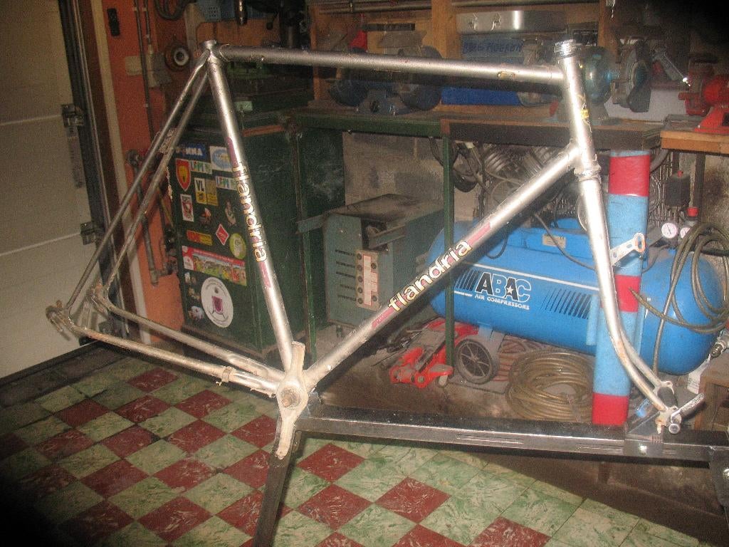 stalen herenfiets kader flandria  maat 59, Fietsen en Brommers, 55 tot 59 cm, Ophalen of Verzenden, Flandria, Jaren '60 of nieuwer